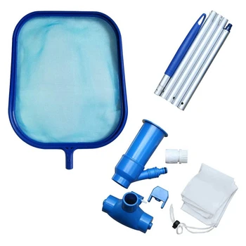 

Pool Vacuum Head and Skimmer Net Set, Spa Pond Swimming Pool Cleaning Supplies and Accessories
