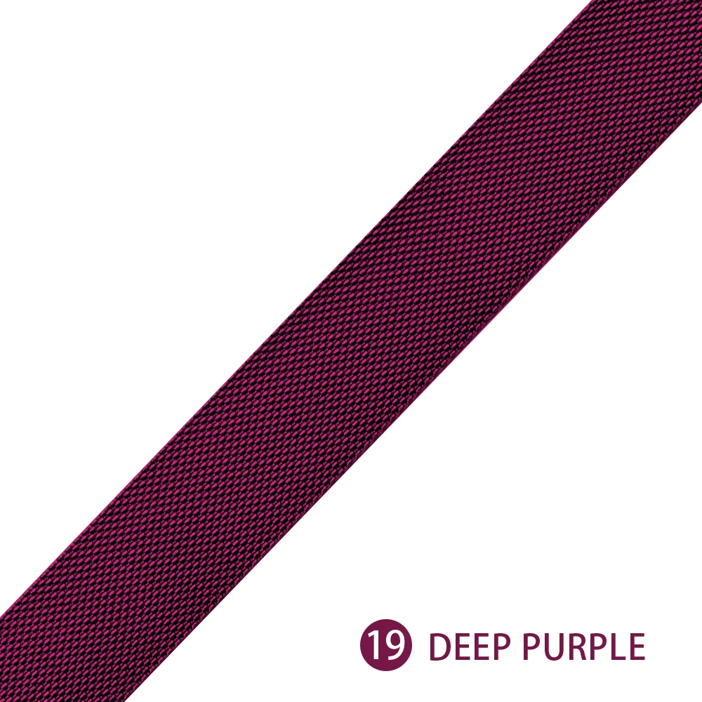 Deep purple Ремешок для часов, Миланская петля, ремешок относится к яблоки watch1/2/3/4 серии 38 мм 42 мм наручных часов iwatch, ремешок 40 мм 44 в едином положении во время занятий легкой атлетикой, часы аксессуар - Цвет ремешка: Deep purple