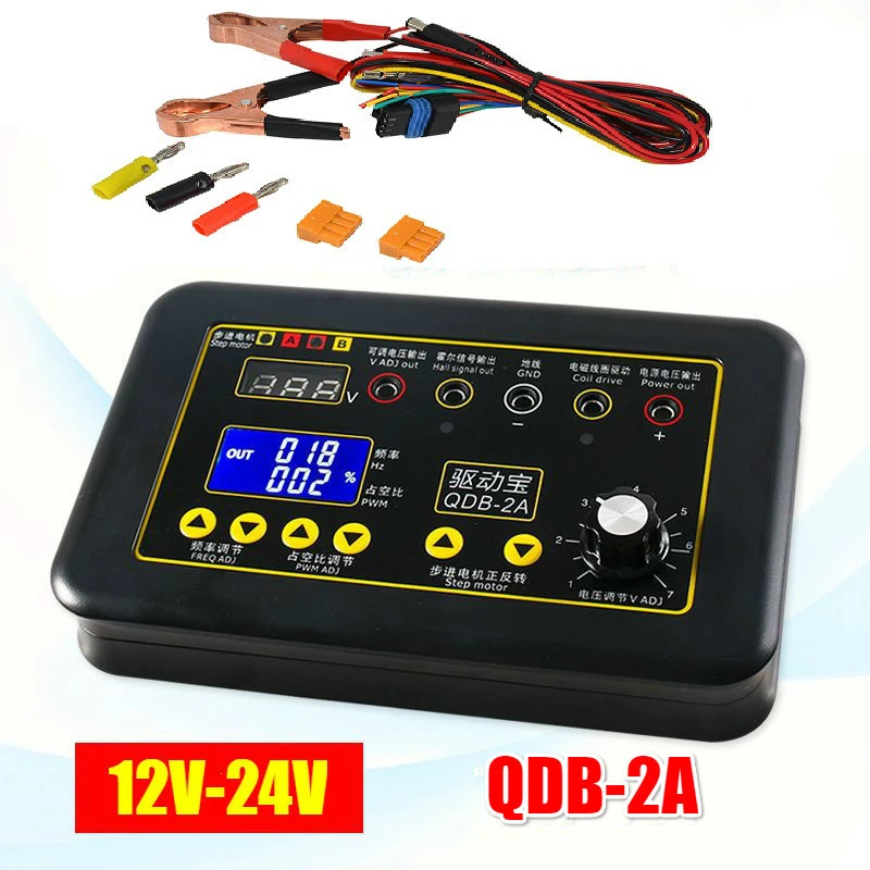 automobile exhaust gas analyzer ODB-2A Automobile Ignition Coil Injector Solenoid Valve Tester Motor Fault Detector Idle Stepper Motor Diagnostic Driver Disk automobile exhaust gas analyzer