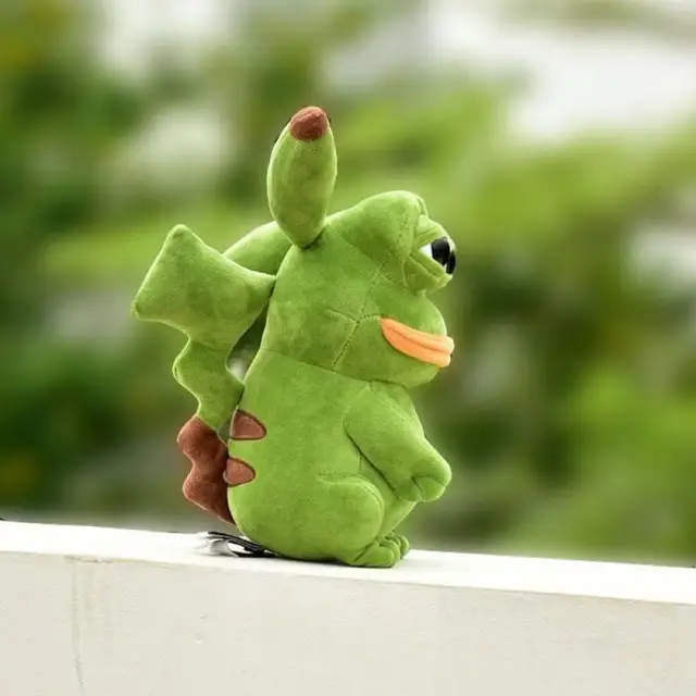 Kawaii мягкие игрушки для детей косплей Spoof Sad Frog 4
