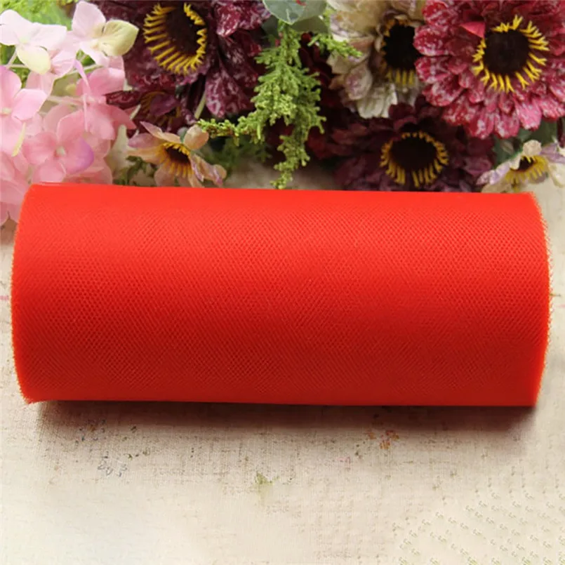 Arranged tablecloth tulle dress up wedding car tulle new multi-color table skirt tutu tulle tablecloth wedding dressing 30S16 (6)