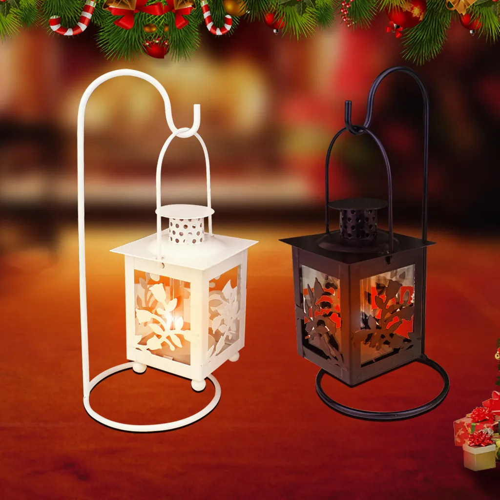 1 шт. Железный подсвечник в марокканском стиле, подсвечник, светильник, европейский стиль, фонарь для оформления дома# LC
