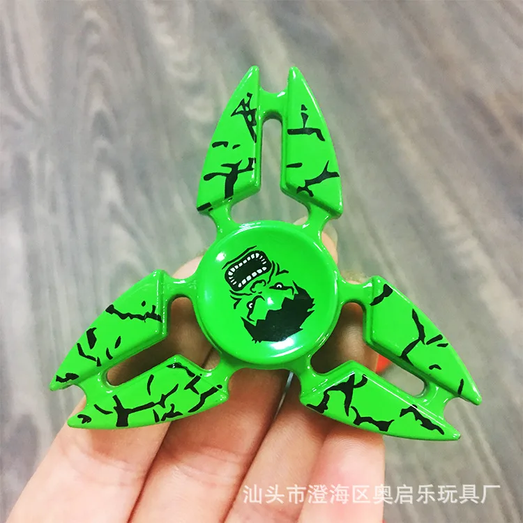 11 Styles Hero Metal Fidget Spinner Hand Newest Iron Man Finger Spiner Spider Man Tri-spinner Adult Kid Child Relax Round Toy