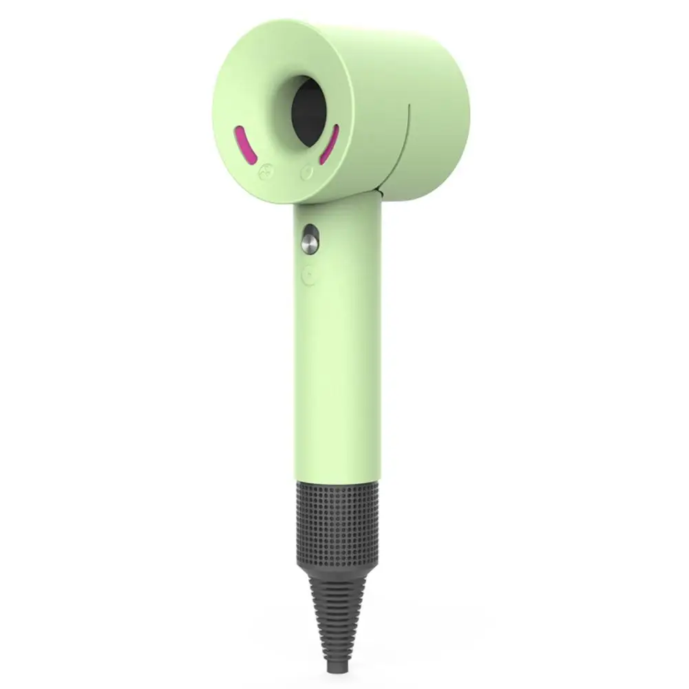 Green Чехол для фена для Dyson, мягкий силиконовый гель, портативный, пыленепроницаемый вентилятор, защитный чехол для сверхзвукового фена - Цвет: Green