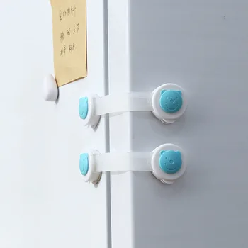 

2 Colors Child Baby Safety Lock Drawer Refrigerator Cupboard Security Lock Baby Protective Equipment Easy to Use High Quality
