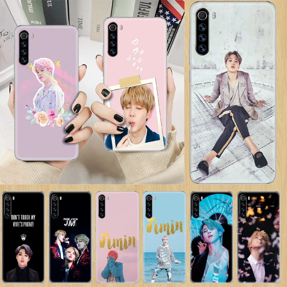 

JiMin Bangtan Boys KPOP Phone Case cover For XIAOMI Redmi Note 3 4 4X 5 6 7 8 9 Pro T S max transparent Etui soft shell pretty