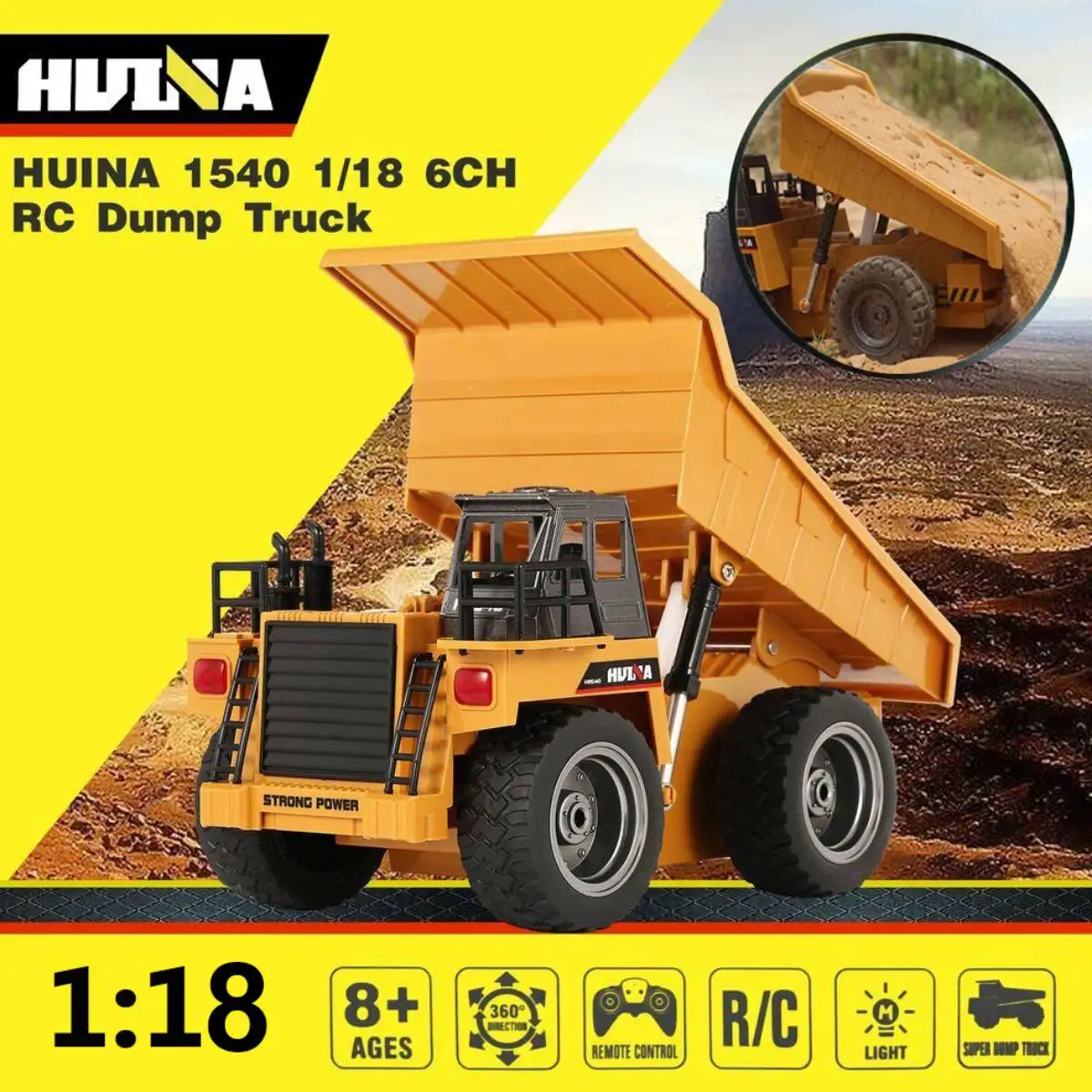 metal rc dump truck