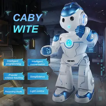 

Educational Intelligent RC Robot Toys For Children Multifunction Remote Control Programmable Robotics Toy Kids Birthday Gifts
