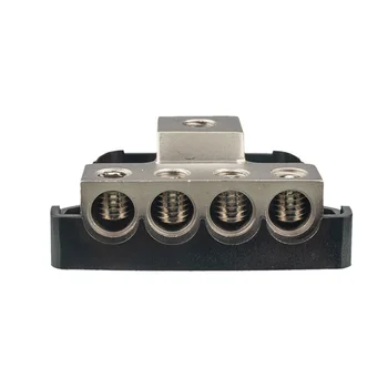 

Zinc alloy 1/0 Gauge In To 4 Gauge Out For car audio wiring 1 set High quality