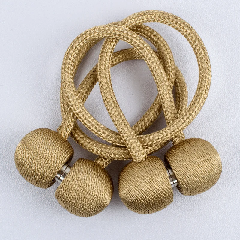 1PCS Gold 1 шт. магнитные Перламутровые Шарики для занавесок подхваты для галстука сзади Holdbacks пряжки зажимы аксессуары карнизы аксессуары - Цвет: 1PCS Gold