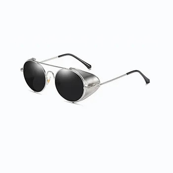 Men's new arrival Souson punk style sunglasses fashion women's goggle glasses - Цвет линз: c2