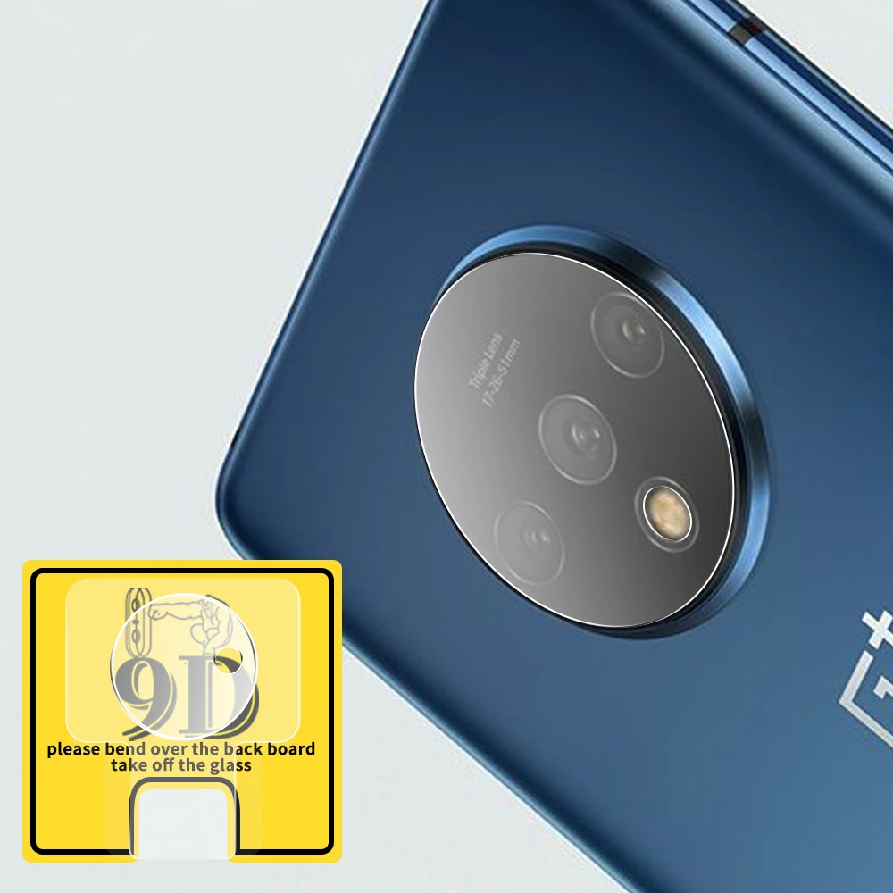 2 шт. задняя камера объектив Защитная пленка для OnePlus 7T Pro задняя камера Объектив Закаленное стекло пленка