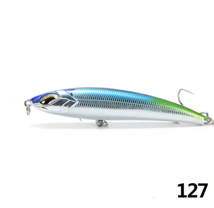 GX 127 Thru-Wire-conitioning Tuna GT морская рыба лазерная поверхность Тонущая большая приманка-карандаш океанская лодка 115 мм/150 мм/185 мм Жесткая приманка Para Pesca - Цвет: GX 127
