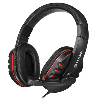 

USB Wired Gaming Headset Headphones 40mm Big Speaker Stereo Sound Head-mounted Computer Headset For PC with Mic