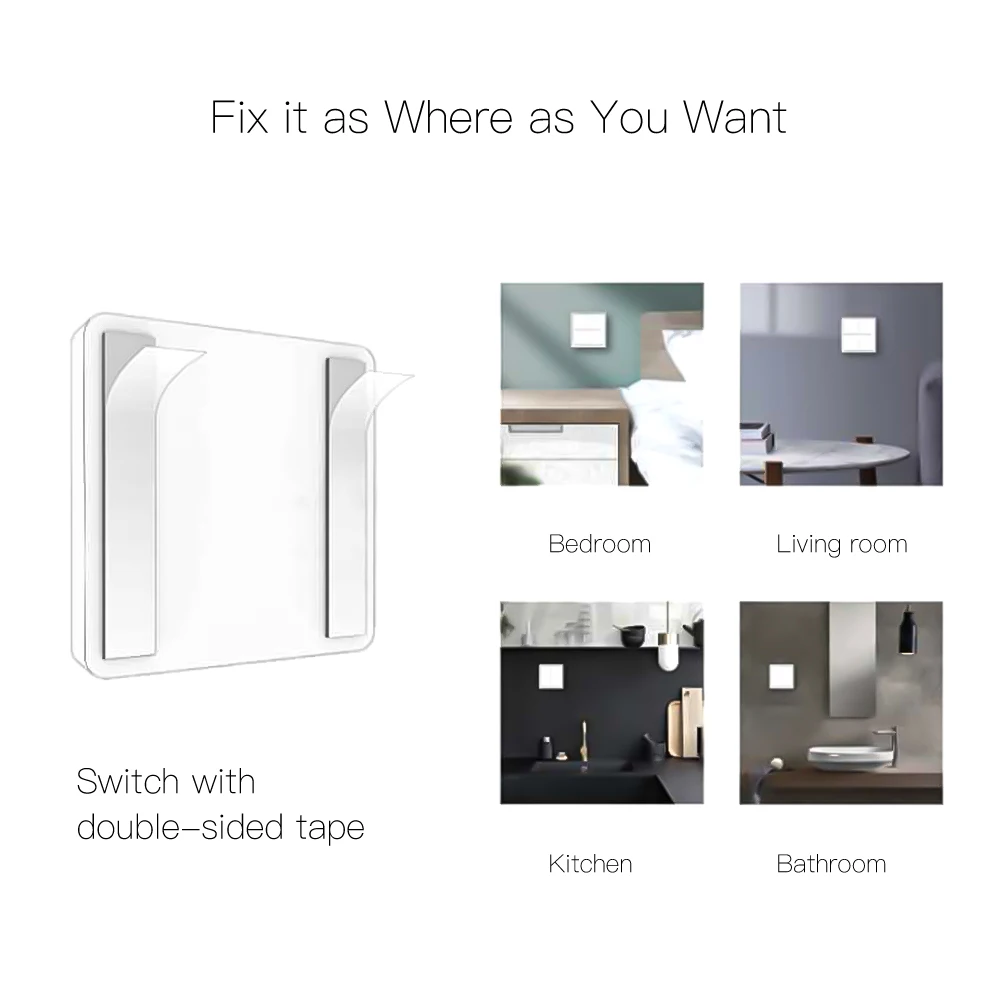 4 gang ZigBee remote with Smart Life app support