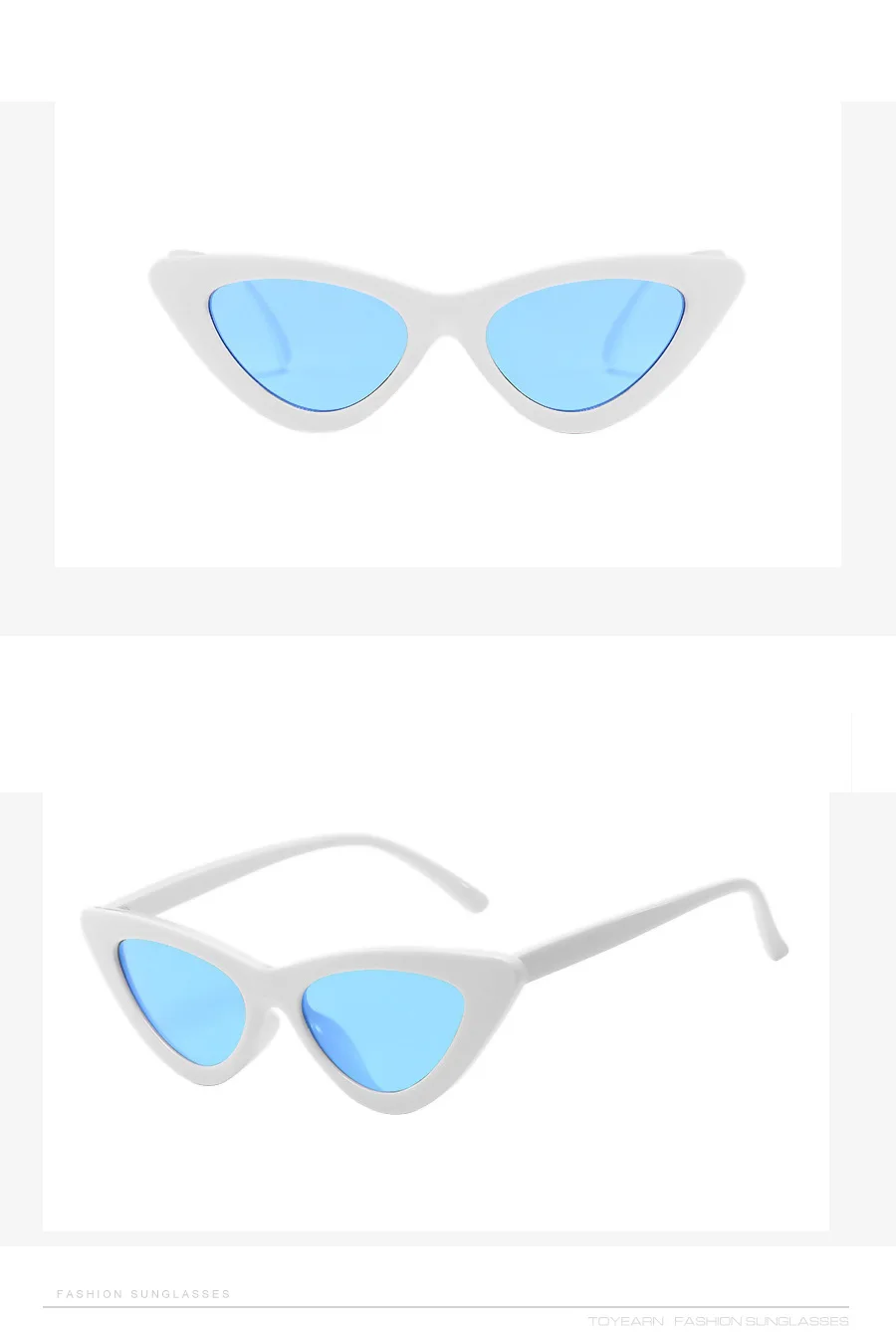 Vintage Cat eye Sunglasses Women Sexy Retro Small Cat Eye Sun Glasses Brand Designer Colorful Eyewear For Female Oculos De Sol