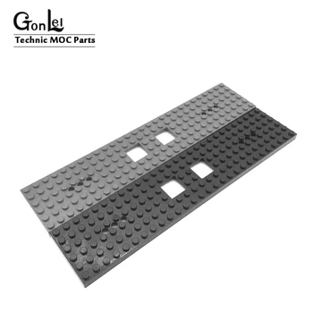 

1 Piece Technic Parts 92339 Train Base 6x28 with Two 2x2 Cutouts and 3 Round Holes Each End Assembles Blocks Base Toys