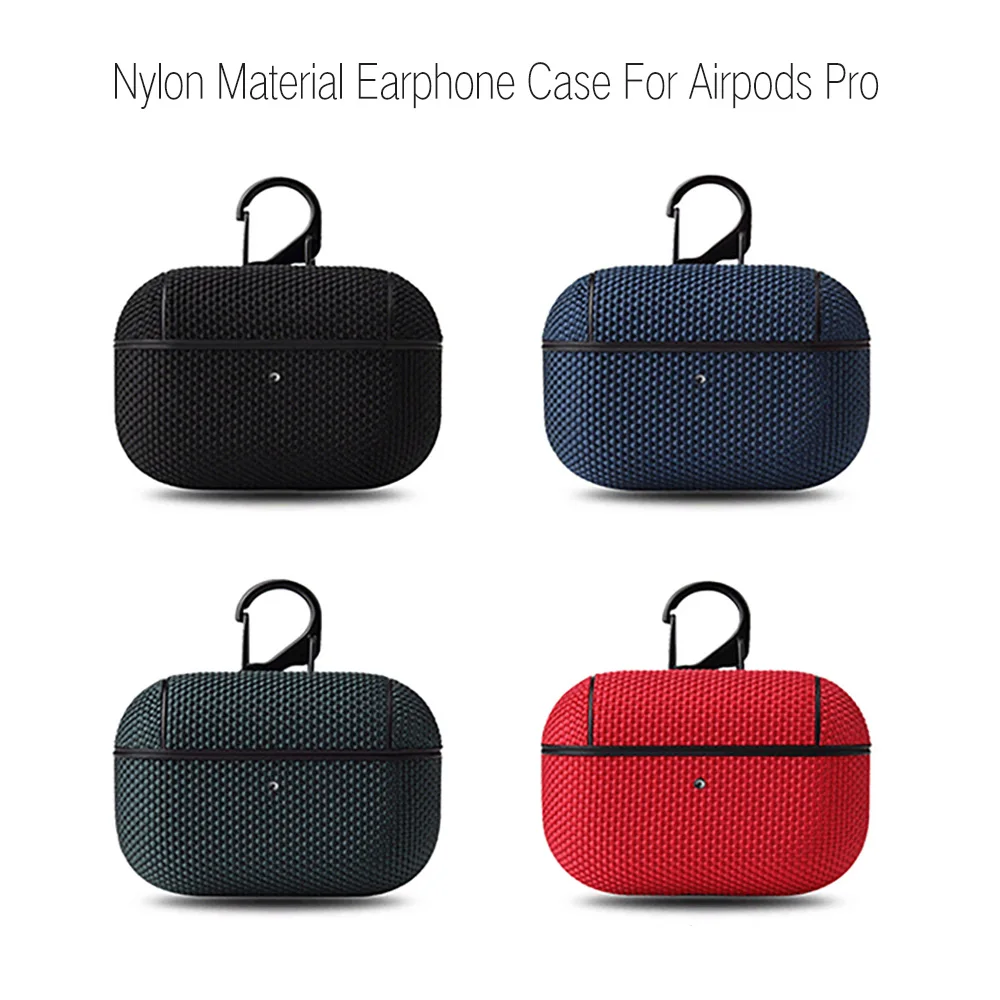 Чехол для наушников AirPods Pro водонепроницаемый нейлоновый тканевый защитный чехол