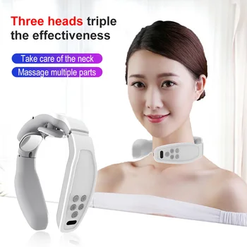 

Hot Sale Intelligent Electric Pulse Neck Massager Cervical Spine Pulse Physiotherapy Magnetic Acupuncture Analgesic Therapy Tool