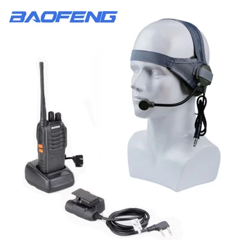 

Baofeng 888s Walkie Talkie with U94 PTT and Z Tactical CS Field Headset 5W Pofung UHF 400-470 MHz Two Way Radio