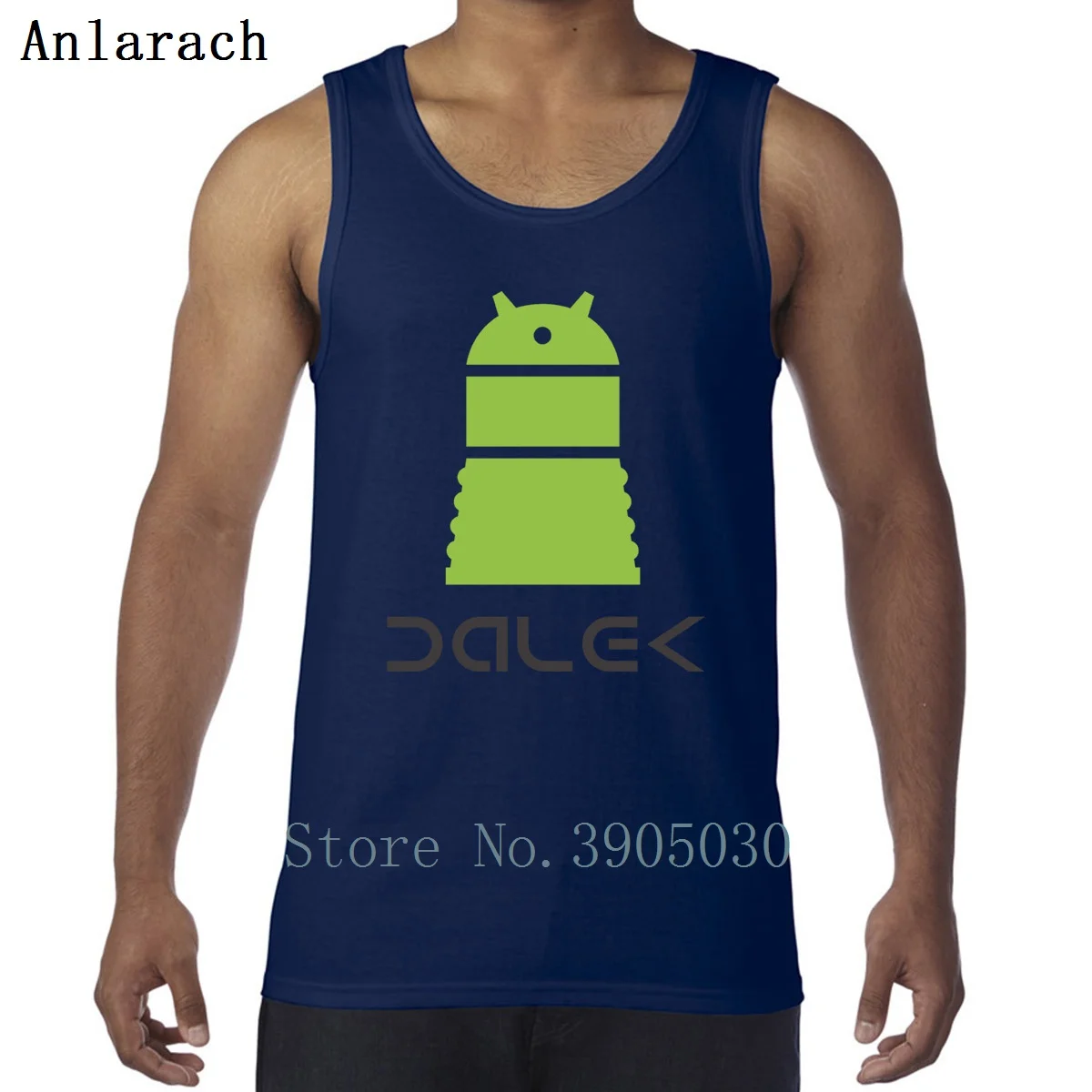 Dalek Android Dr Who, жилет, фирменная Весенняя стандартная хлопковая майка для мужчин, майка, Новая графическая Anlarach, креативная