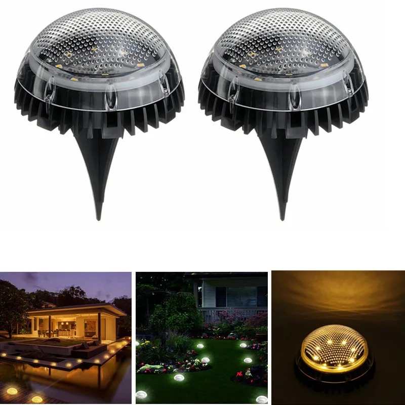 

4pcs COB LED Solar Light Motion Sensor Waterproof IP67 Night Underground Lamps Wide Angle Garden Light for Outdoor Path Garden