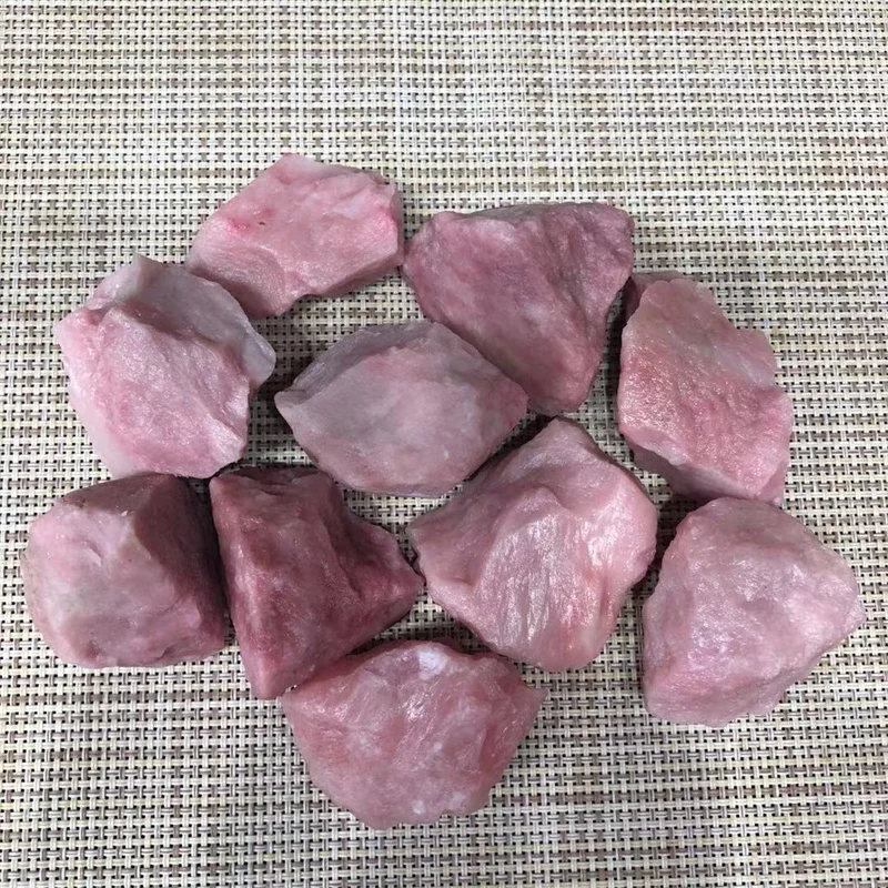 

Pink Opal Rough Stones Natural Quartz Crystal Healing Gemstones Home Decorations