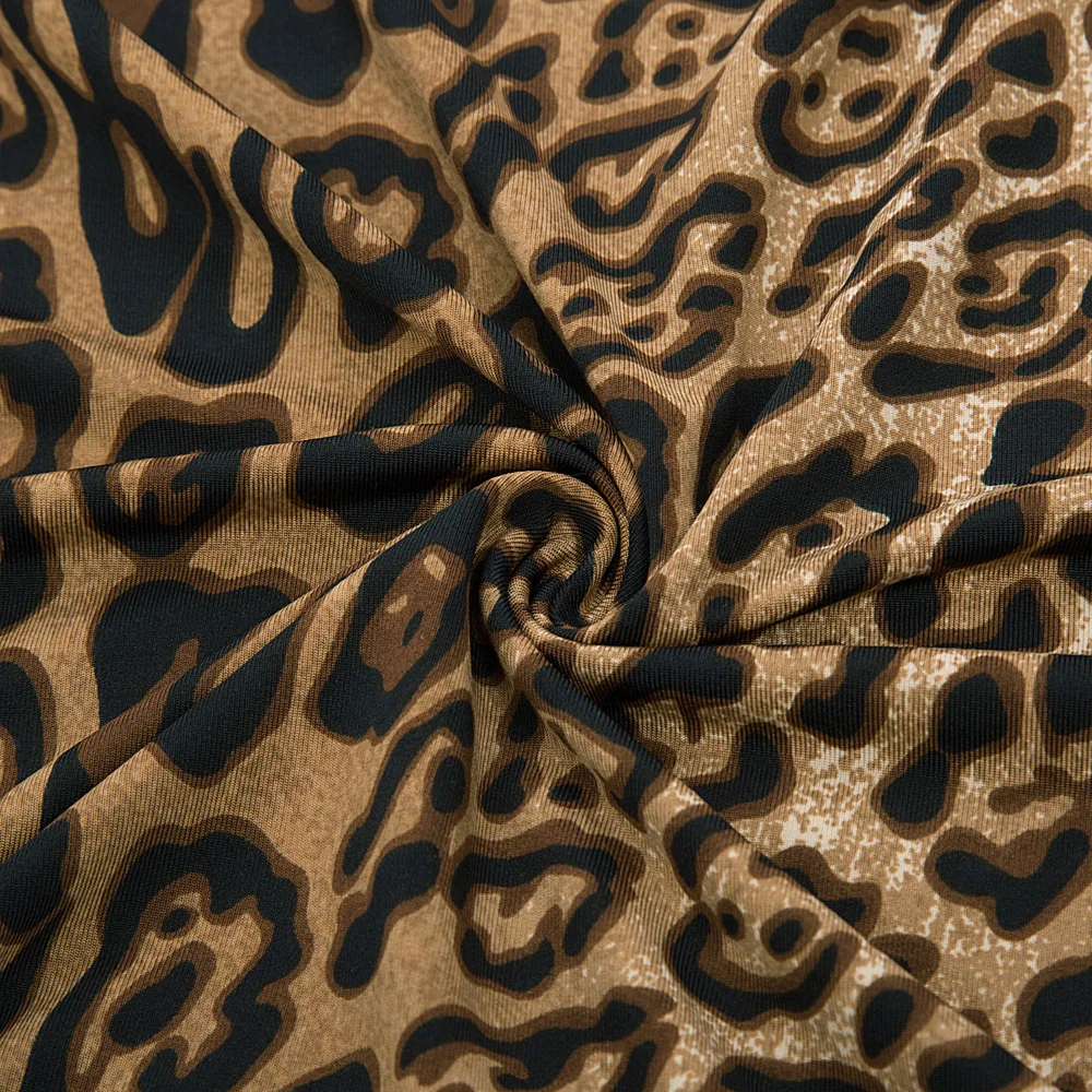 Women skirt Snake/Leopard Pattern High Waist Flared skirts sexy elegant mid-calf skater sweet ladies girl fall new A-line Skirt