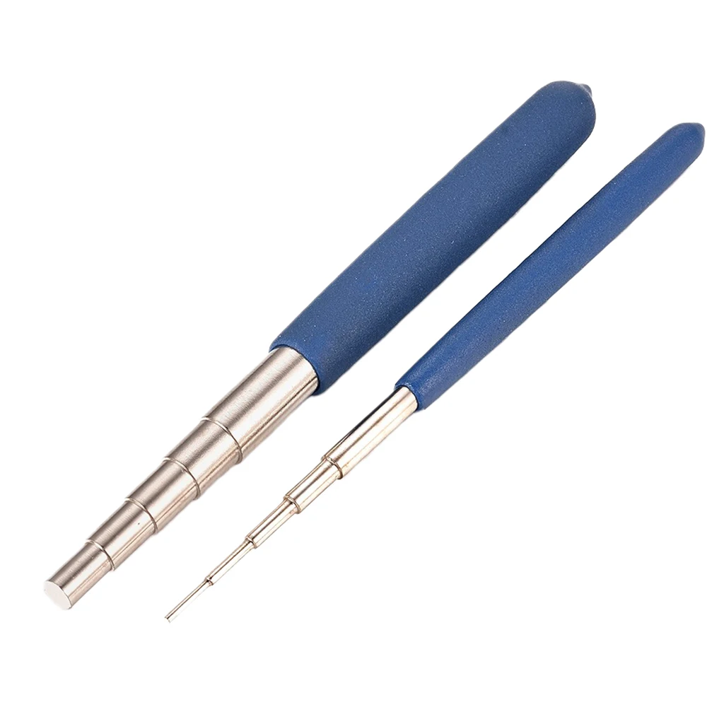 2pcs Chrome Plated Micro Coil Builder 14cm Length Wire Winding Wrapping Coiling Sticks Rods 1.5-10mm