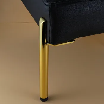 

20cm Gold Round tube Furniture Cabinet Legs Floor protection foot bathroom cabinet sofa feet Table Bed diy Hardware Accessories