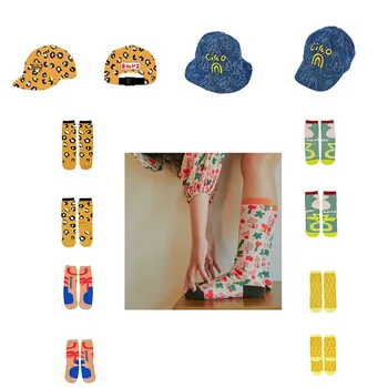 

EnkeliBB New Arrivals Children Boys Girls Tube Socks Leopard Pattern Toddler Stylish Socks Korea Brand Design Kids Cotton Sock