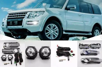 

Car DRL For Mitsubishi Pajero Montero 2015 2016 2017 2018 Daylight Car LED DRL Daytime Running Lights Fog lamp with turn signal