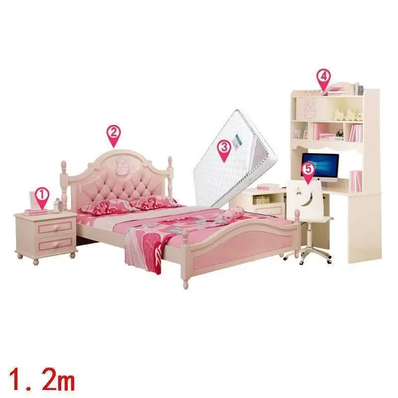 Dla Dzieci Letto детская кроватка Cocuk Yataklari Muebles De Dormitorio мебель для спальни с подсветкой Enfant Cama Infantil детская кровать - Цвет: Number 17