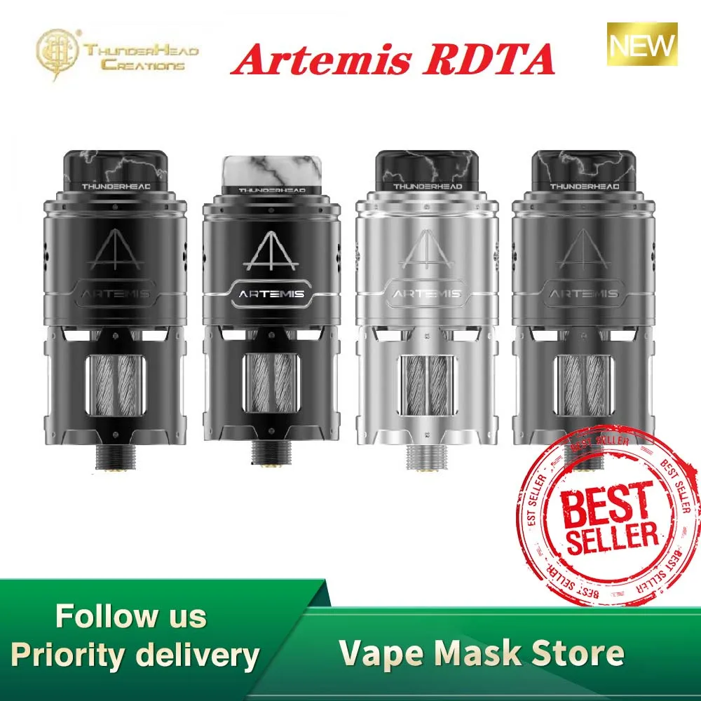 Оригинальный испаритель THC Artemis RDTA емкостью 4 5 мл бесступенчатый с керамической