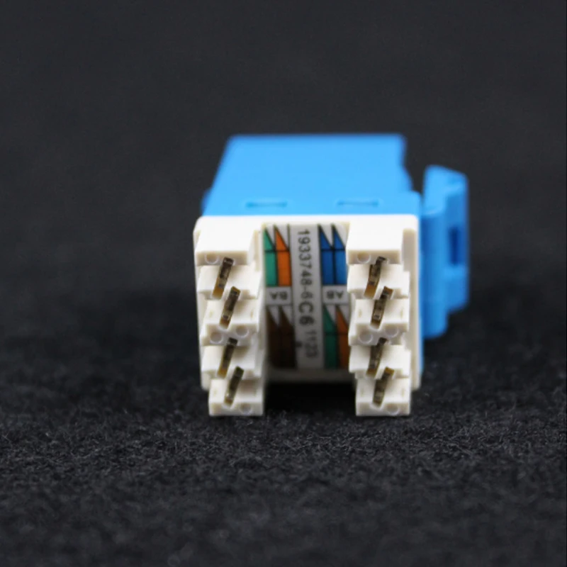 100 шт. Высококачественный сетевой кабель Rj45 Cat6 Keystone Jack CAT6