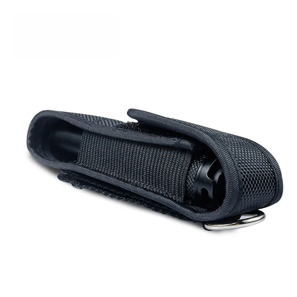 Flashlight Pouch Molle Flashlight Pouch LED Torch Holster Nylon Waist Pack Outdoor Hunting Camping Duty Flashlight Belt Holder T410 T310