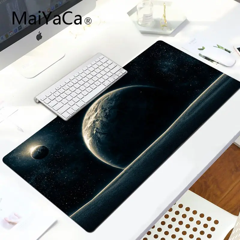 LockEdge 30x80cm MaiYaCa дизайн наружное пространство ноутбук компьютерная коврик для мыши Большой Коврик Для Мыши Компьютерный коврик для ПК - Цвет: LockEdge 30x80cm