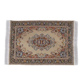 

New Children'S Diy Doll House Furniture Doll House Carpet Doll House Mini Floor Carpet 1:12 Mini Rectangular Mat Doll House Furn
