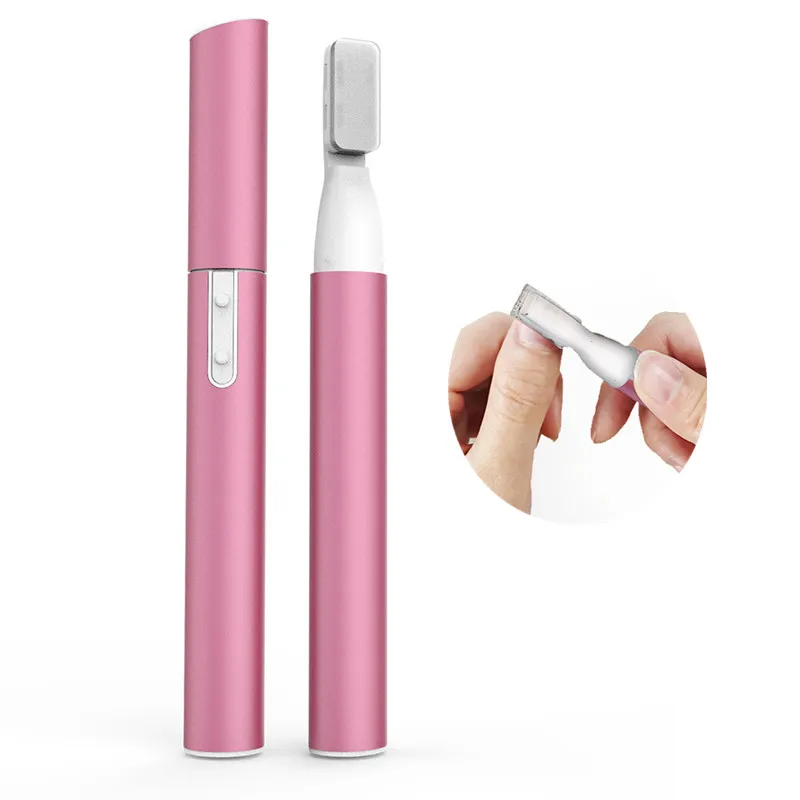 1 шт. электрическая дрель для ногтей буферная пилка розовый цвет алюминиевая ручка шлифовальный портативный Маникюрный Инструмент для ногтей