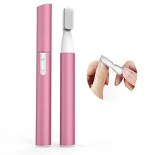 1 шт. электрическая дрель для ногтей буферная пилка розовый цвет алюминиевая ручка шлифовальный портативный Маникюрный Инструмент для ногтей