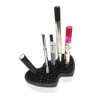

Universal ABS Plastic Women Makeup Brush Storage Box Desktop Cosmetic Brush Organizer Lipsticks Holders For Girlfriends