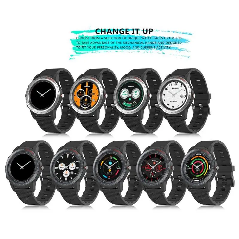 S22 Dual Bluetooth Smartwatch сердечного ритма IP67 водонепроницаемые спортивные Смарт-часы