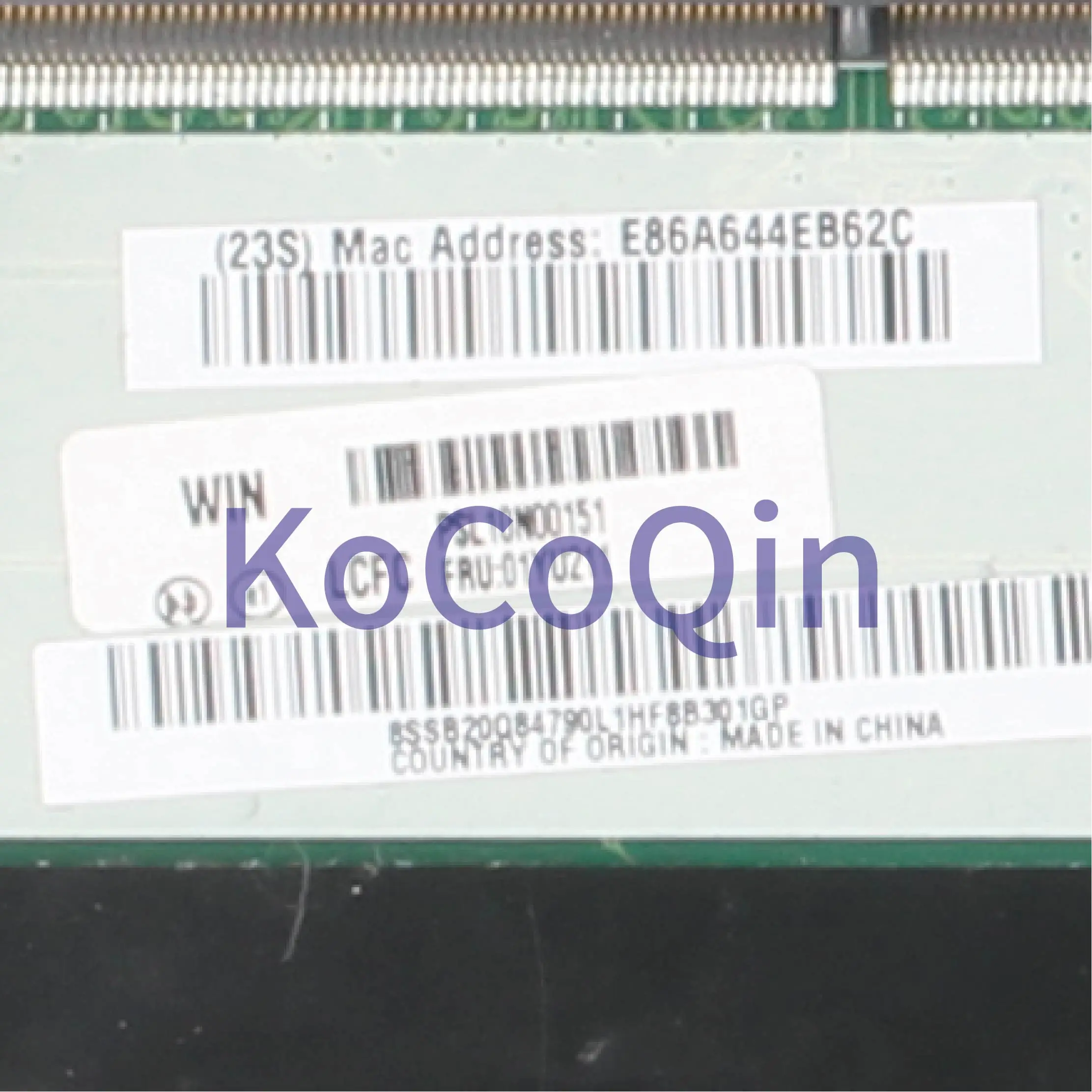 KoCoQin материнская плата для ноутбука LENOVO Thinkpad P52 SR3YZ материнская плата I7-8850H N18P-Q1-A1 01YU211 NM-B562