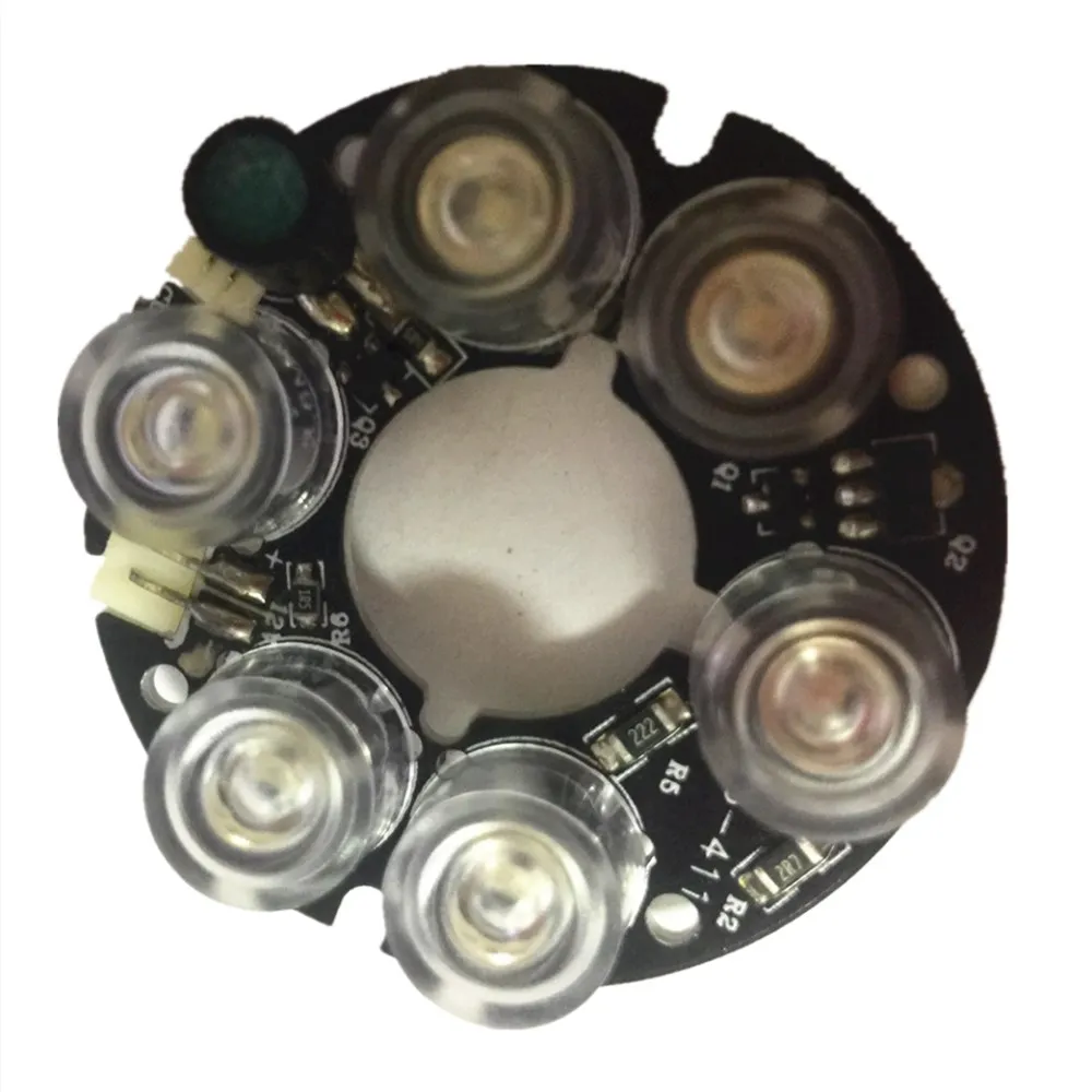 6 411 Array Infrared Illuminator IR LED Board Infrared Fill Light For