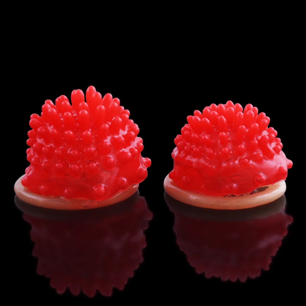 5pcs Granular Condoms Sex Products Confidential G Spot Stimulating Condom Health Products Sex Toys Flower Penis Condoms A35