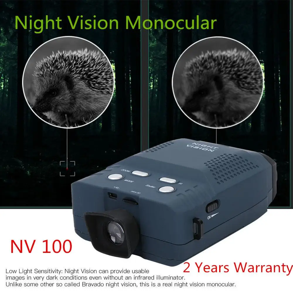 

NV100 High Quality Digital Night for Device Scope Monocular IR Telescope Video For Hunting Night fors Accessories