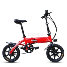 Мини-электро-велосипед 14 дюймов Алюминий складной электрический велосипед 250W Мощный Мотор 36В 8AH литий Батарея Электрический велосипед для взрослых городской самокат