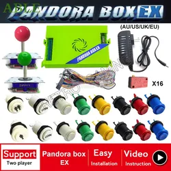 Arcade game box pandora EX FHD 1080P 3300 Games DIY cabinet kit For bartop machine 3p 4p Game zipppy joystick happ Push Button