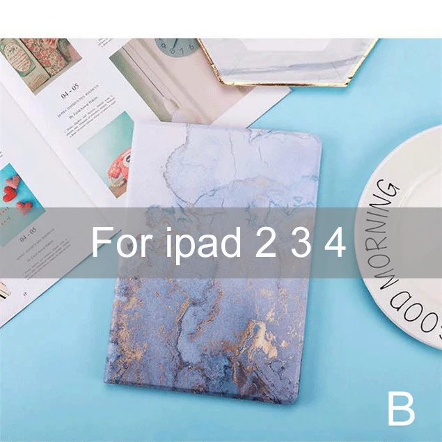 Essidi картина Тонкий чехол для IPad 2, 3, 4 5 6 китайский стиль PU Кожаный противоударный чехол для IPad 2, 3, 4 5 6 умный рукав - Цвет: For ipad 2 3 4