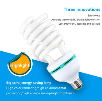 

Large Energy-saving Spiral Light E27 85W /E27 125W Protection Environmental Saving Bulb Household Room Radiation Lamp TXTB1